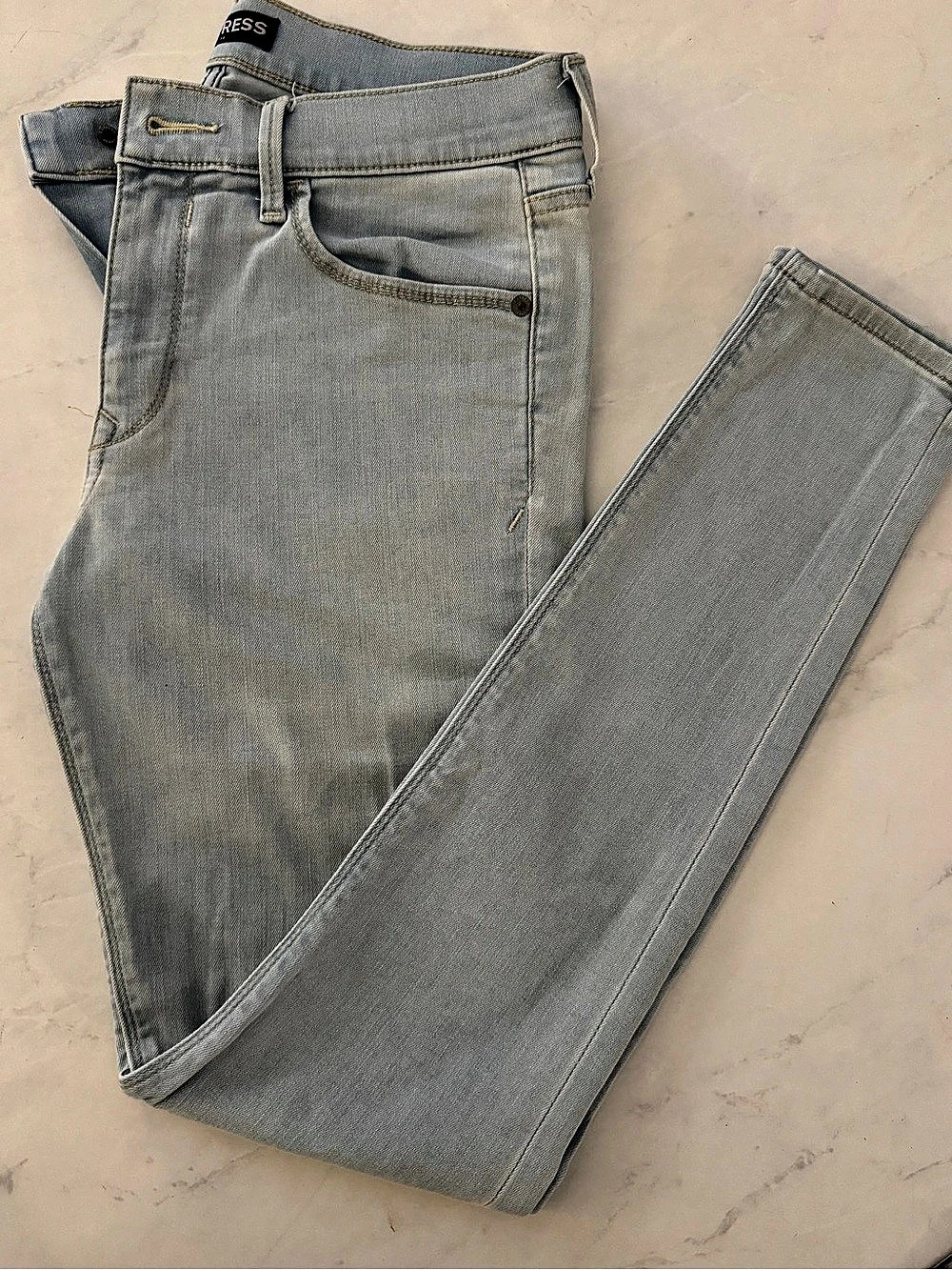 Express Legging Mid Rise Skinny Jeans in Blue Size 6